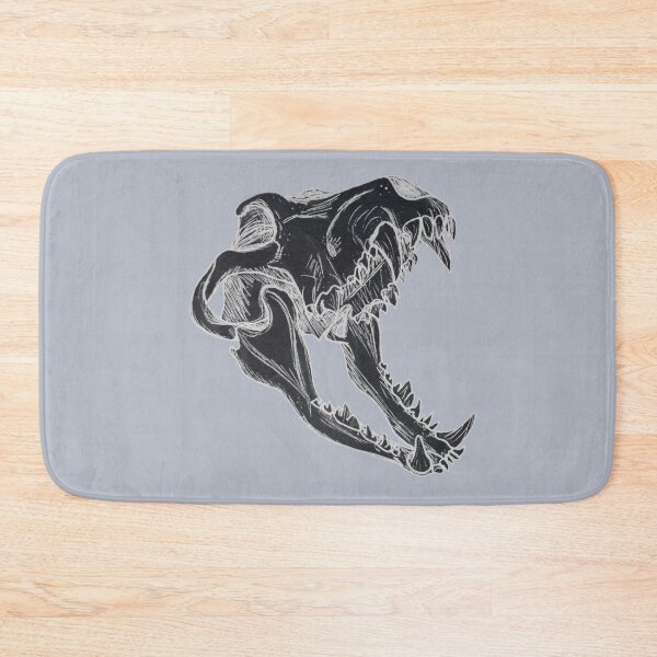 Item preview, Chalkboard Wolf Skull designed and sold by LuxeHurricane.