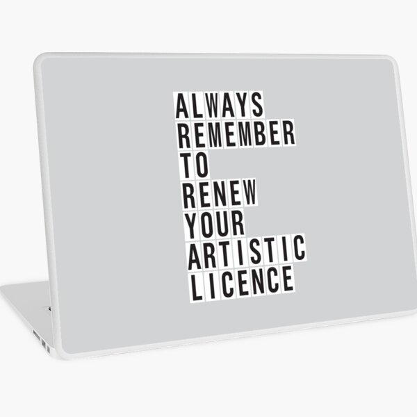 LICENCE RENEWAL Laptop Skin