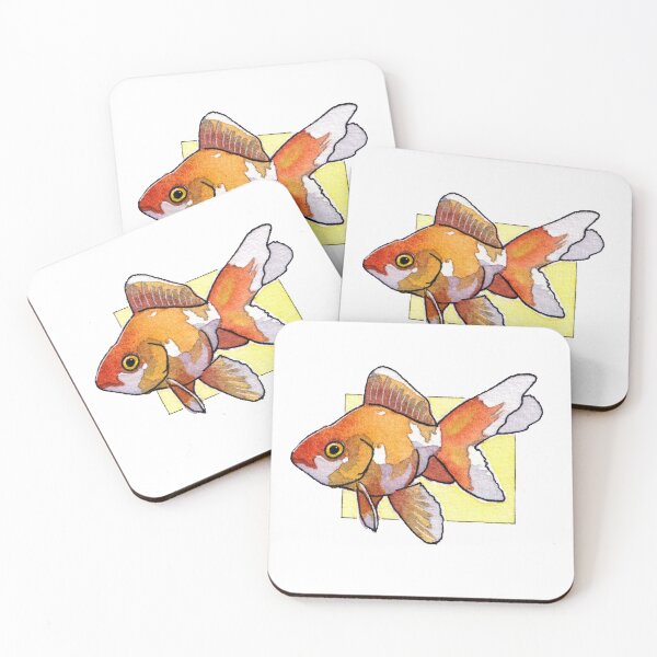 Item preview, watercolor goldfish designed and sold by artomizer.