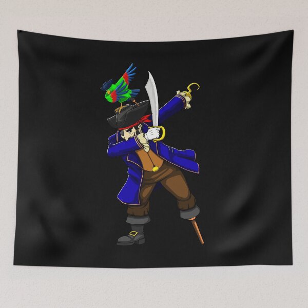 Item preview, Pirate Dab with Parrot Viking Novelty Halloween designed and sold by Bendthetrend.