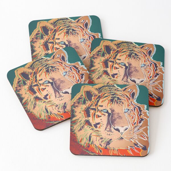 Item preview, Siberian Tiger - Andy Warhol designed and sold by BlueVisionInk.