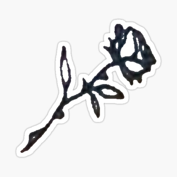 Jack Avery Rose Tattoo (Isla) Sticker