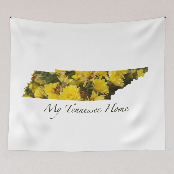 Item preview, My Tennessee Home - Yellow Mum Flowers designed and sold by A2Gretchen.