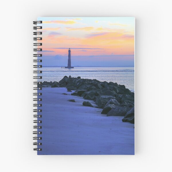 Item preview, Hazy Sunrise On Morris Island Lighthouse Charleston South Carolina designed and sold by CarolRMontoya.