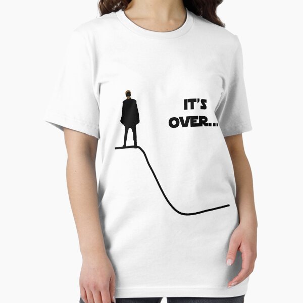 Vista previa del artículo con la obra «Se acabó ... Terreno elevado. (Diseño de camiseta divertida)», diseñado y vendido por PopCultureClub.