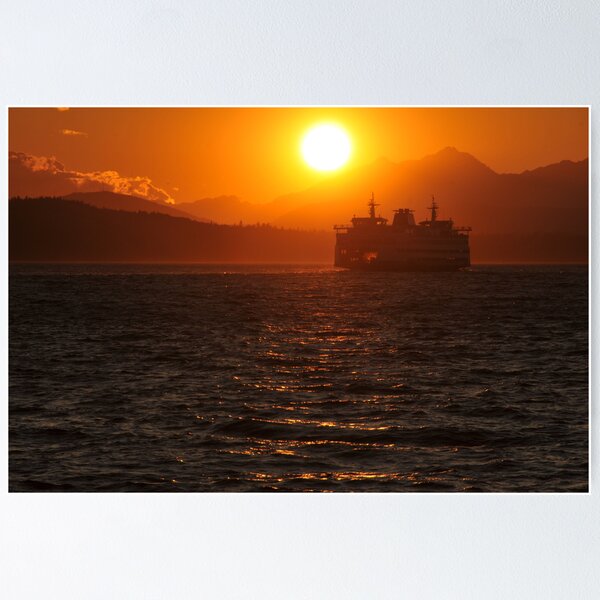 Item preview, Puget Sound at Sunset designed and sold by andyessex.