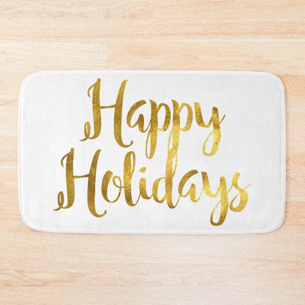 Item preview, Happy Holidays - Faux Gold Foil designed and sold by tshirtstylist.