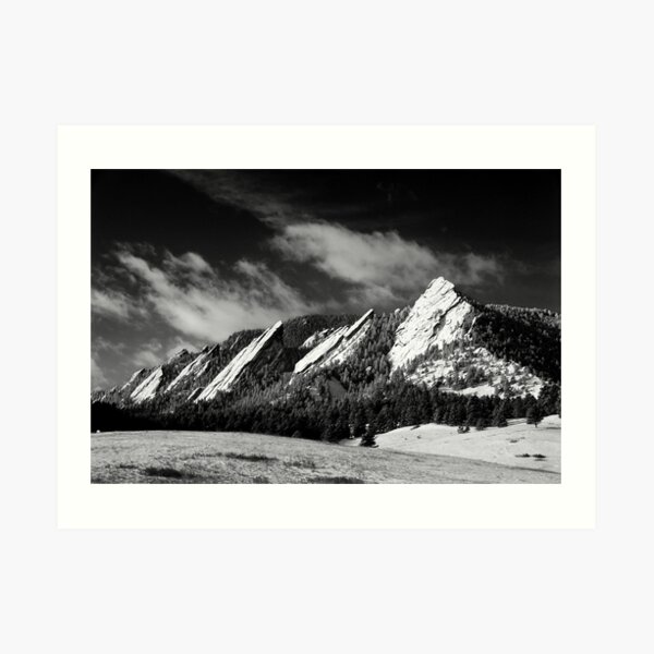 The Majestic Flatirons Art Print