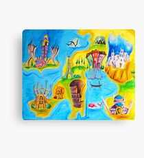 Around Europe Canvas Print
