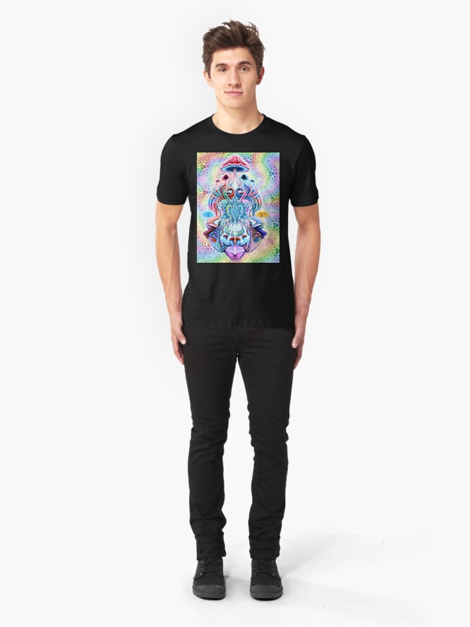 Alternate view of Golden Teachings Slim Fit T-Shirt