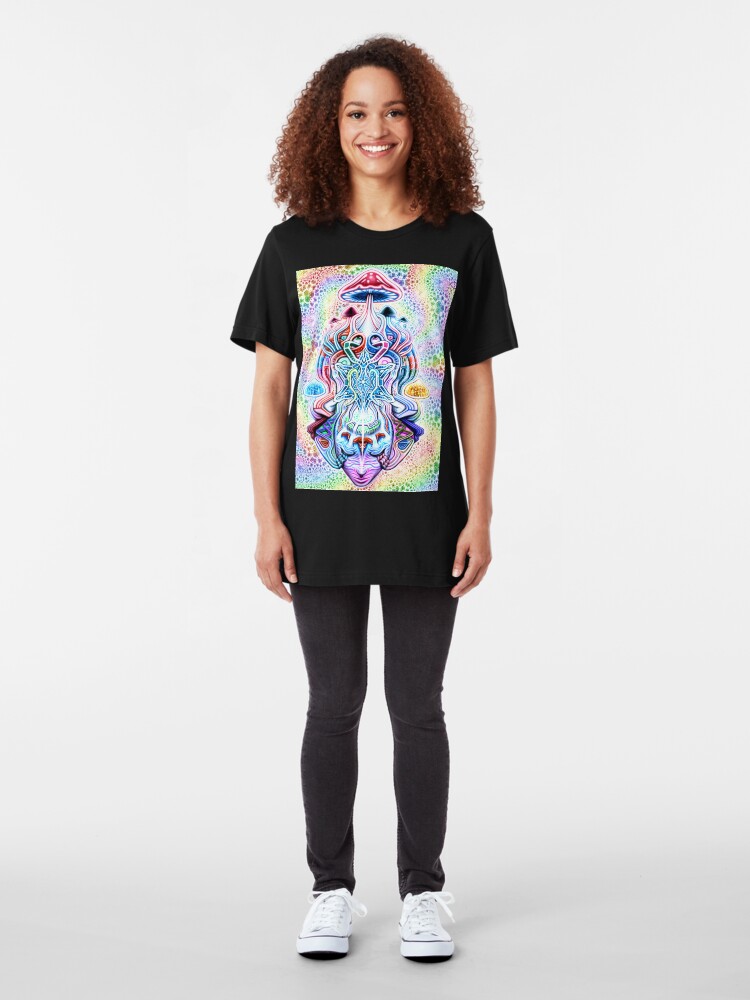 Alternate view of Golden Teachings Slim Fit T-Shirt