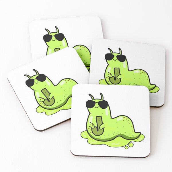 Artikelvorschau, Alphabet-Buchstabe J, supercoole schleimige Schnecke entworfen und verkauft von kidsmonogram.