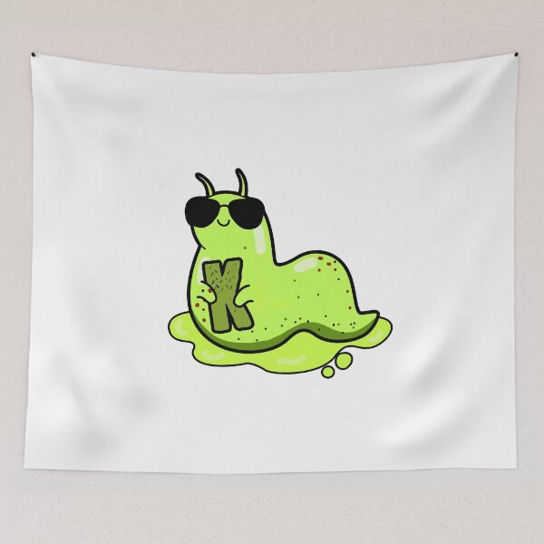 Aperçu de l'œuvre Alphabet Lettre K Super Cool Slug Slug créée et vendue par kidsmonogram.