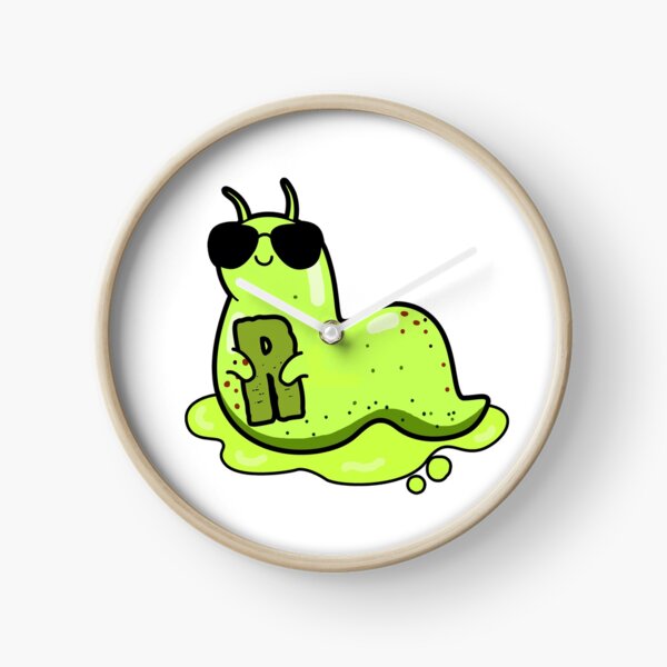 Item preview, Alphabet Letter R Super Cool Slimy Slug     designed and sold by kidsmonogram.