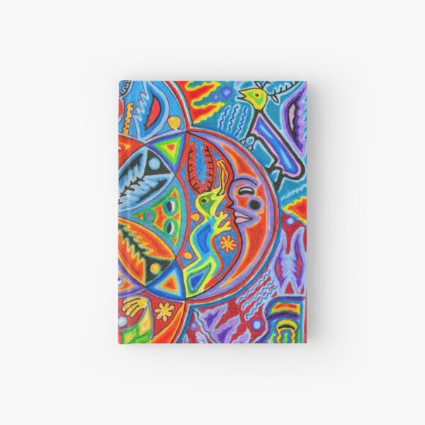 Item preview, huichol day and night mexican art designed and sold by edleon.