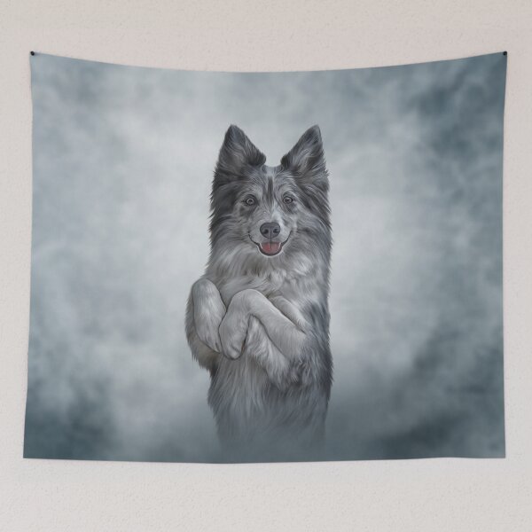 Item preview, Drawing Dog breed Border Collie designed and sold by bonidog.