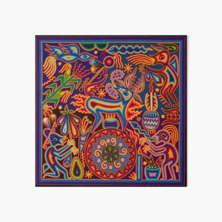 Huichol Art Board Print