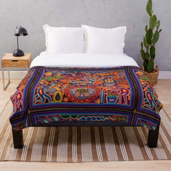 Huichol Throw Blanket