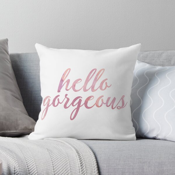 Hello store gorgeous pillow