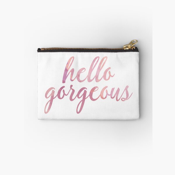 Item preview, Hello Gorgeous in Pink Watercolor designed and sold by tshirtstylist.