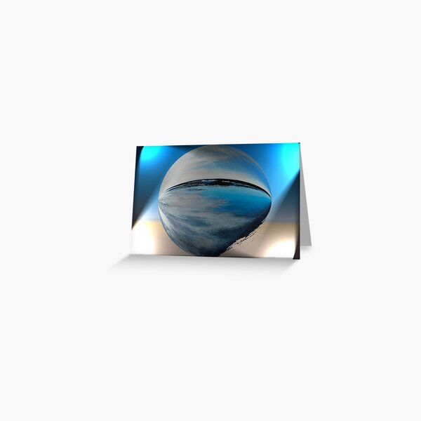 Blue Alter Ego 8 Greeting Card