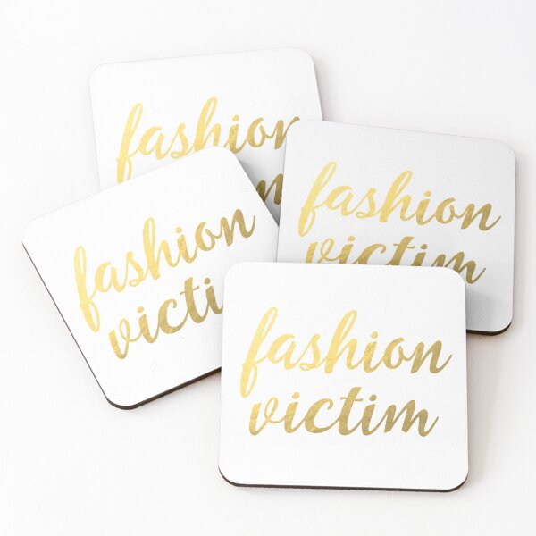 Item preview, Fashion Victim Faux Gold Foil designed and sold by tshirtstylist.