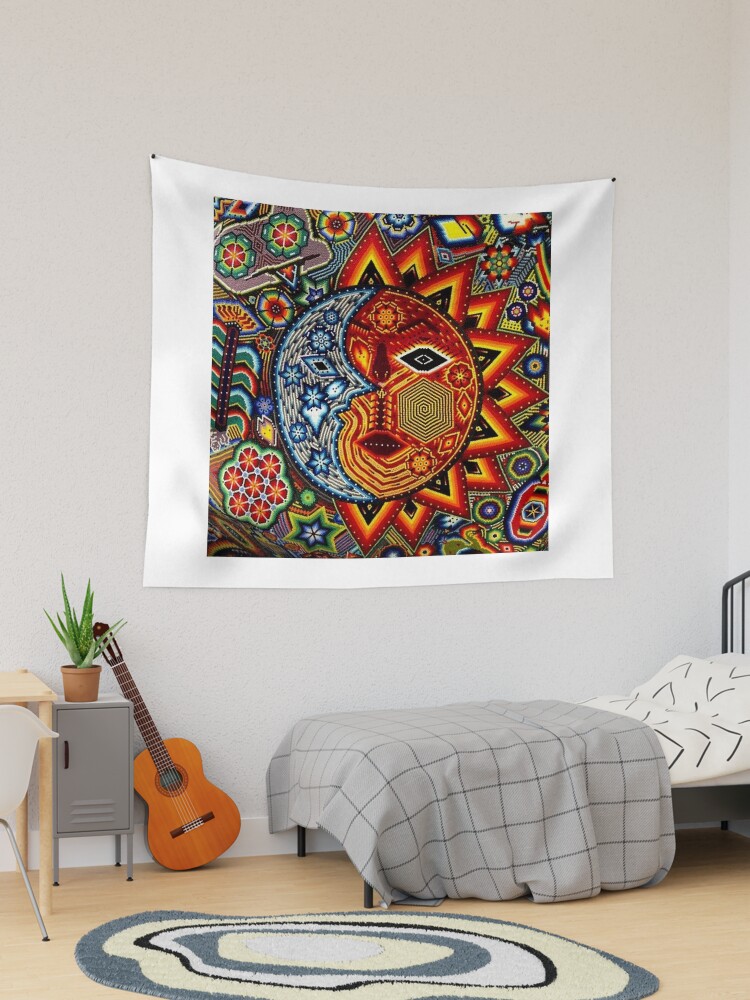 Sun art huichol mexican