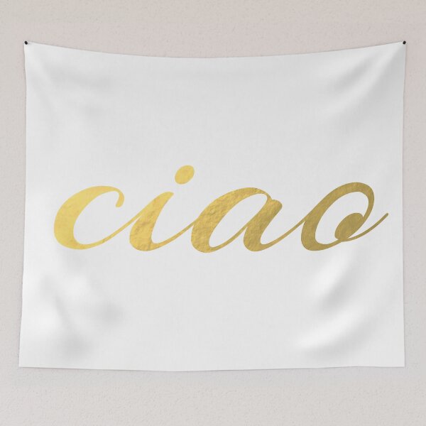 Item preview, Ciao Faux Gold Foil designed and sold by tshirtstylist.