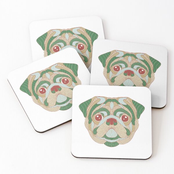 Item preview, Pug portrait designed and sold by MariaNinfa.