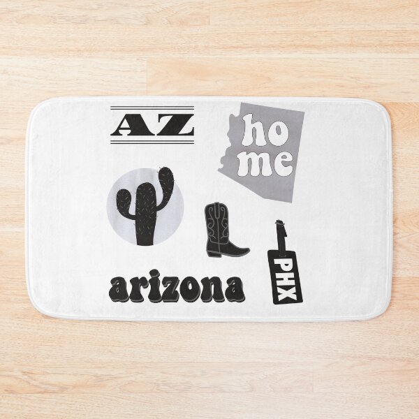 Item preview, Black Watercolor Arizona US State Sticker Pack designed and sold by The-Goods.