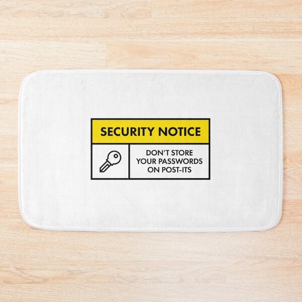 Item preview, Don't Store Passwords On Post-its designed and sold by adidabu.
