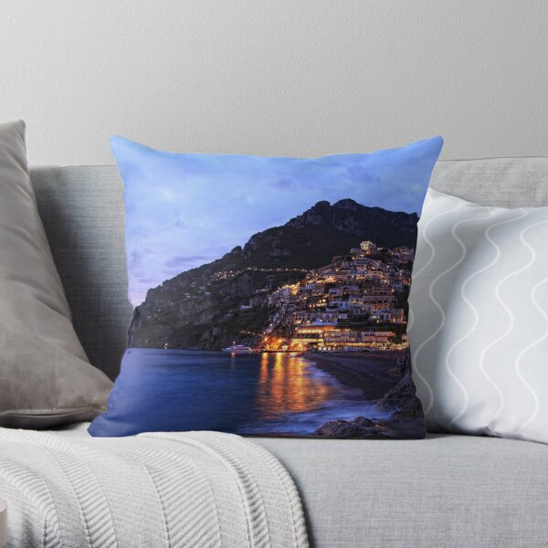 Positano Italy Throw Pillow