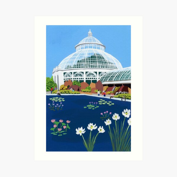 Botanical gardens Art Print