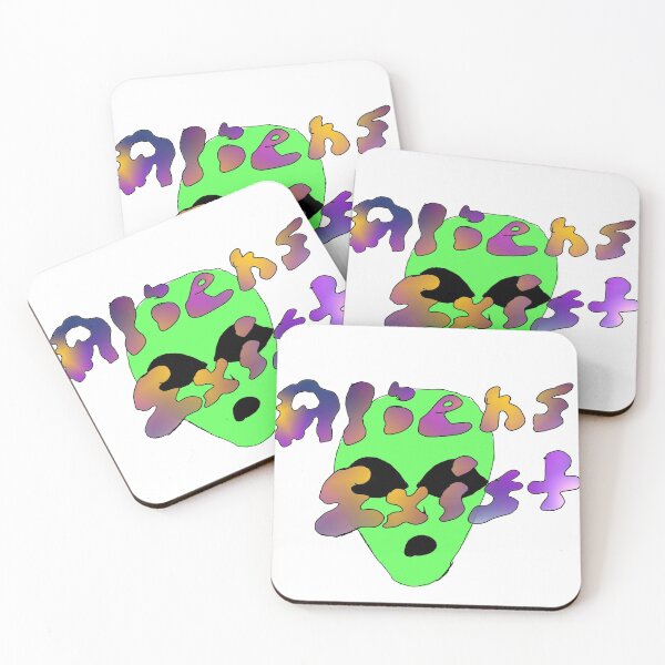Item preview, aliens exist - no background designed and sold by thelizzerd.