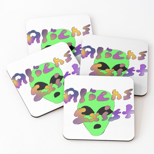 Item preview, Copy of aliens exist - white background designed and sold by thelizzerd.