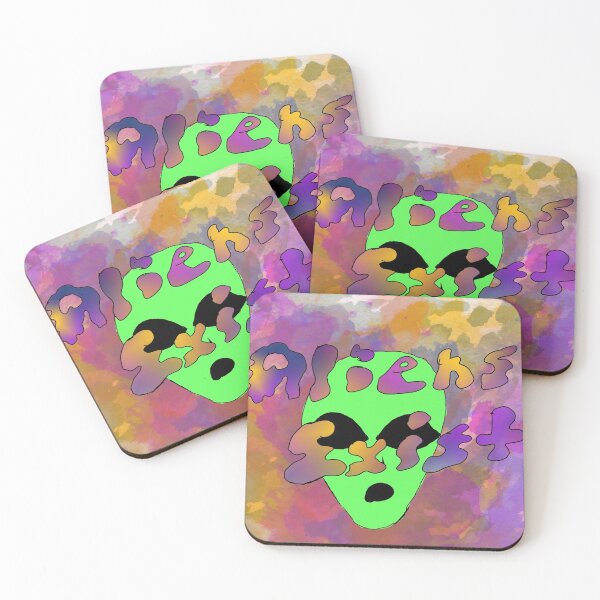 Item preview, Copy of Copy of aliens exist - tie dye background designed and sold by thelizzerd.