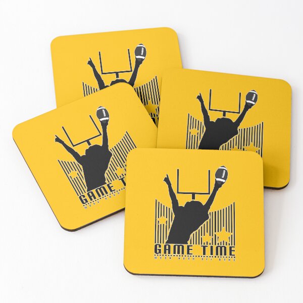 Item preview, Game Time - Football (Yellow) designed and sold by Adamzworld.