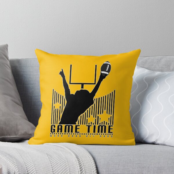 Item preview, Game Time - Football (Yellow) designed and sold by Adamzworld.