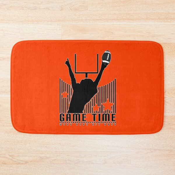 Item preview, Game Time - Football (Orange) designed and sold by Adamzworld.
