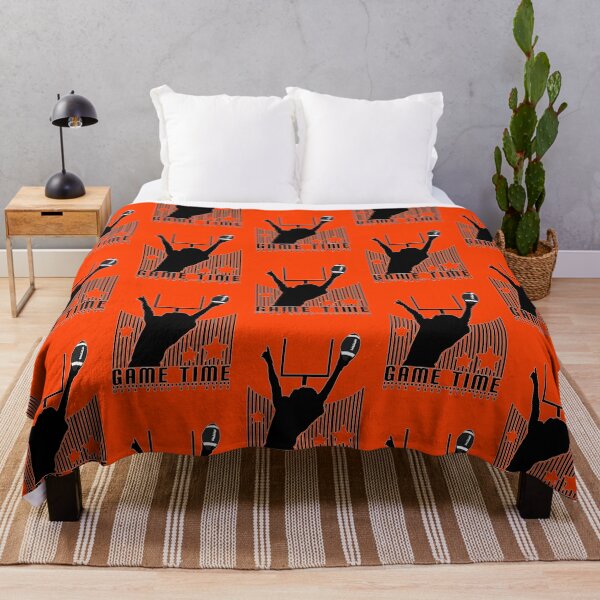 Item preview, Game Time - Football (Orange) designed and sold by Adamzworld.