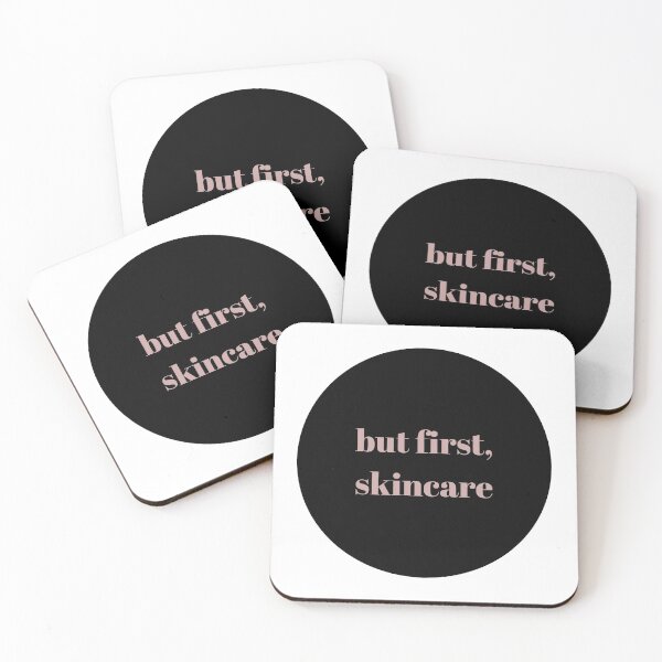 Item preview, But First Skincare Black Pink designed and sold by angelmalfoy.