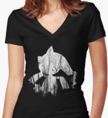 Banette used curse Women's Fitted V-Neck T-Shirt