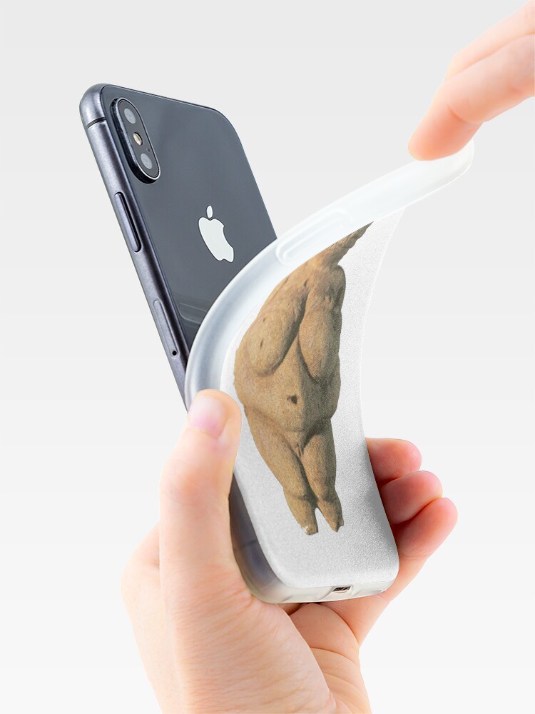 Alternate view of #Venus of #Willendorf #artifact sculpture art figurine statue humanbody #VenusofWillendorf iPhone Case & Cover