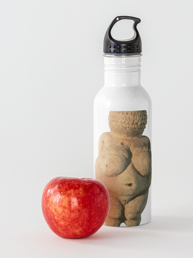 Alternate view of #Venus of #Willendorf #artifact sculpture art figurine statue humanbody #VenusofWillendorf Water Bottle