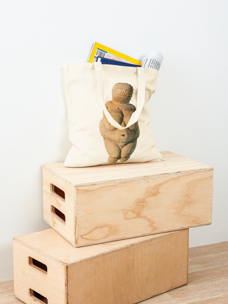 Alternate view of #Venus of #Willendorf #artifact sculpture art figurine statue humanbody #VenusofWillendorf Tote Bag