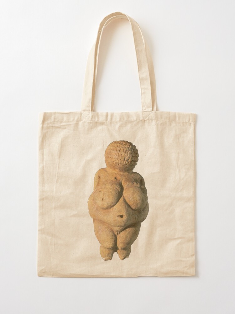 Alternate view of #Venus of #Willendorf #artifact sculpture art figurine statue humanbody #VenusofWillendorf Tote Bag