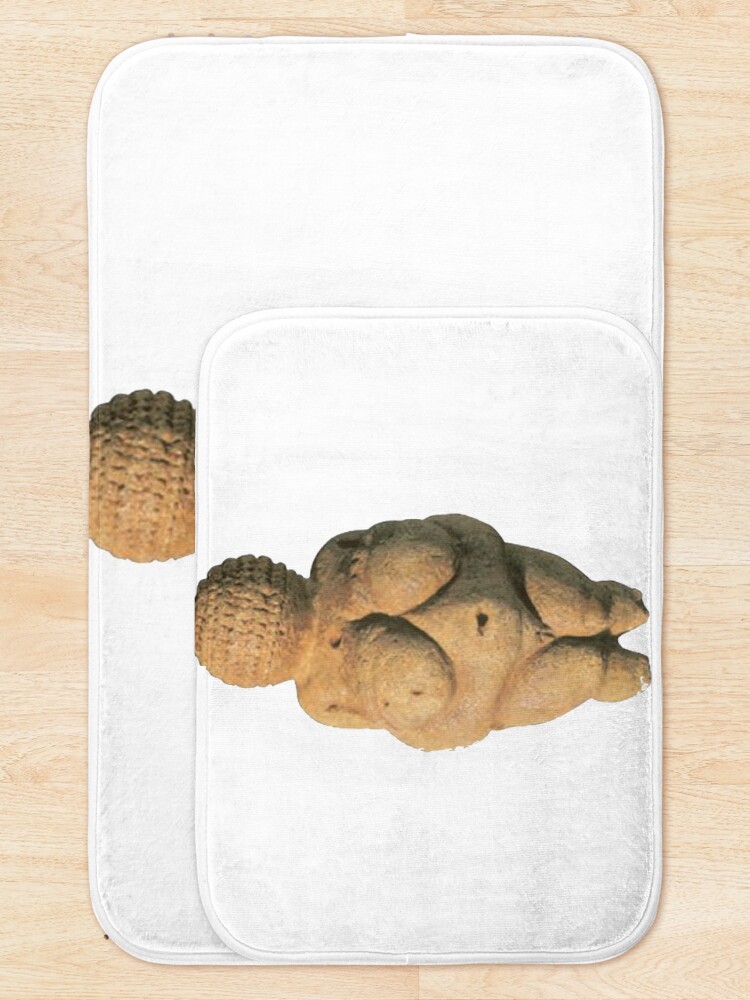 Alternate view of #Venus of #Willendorf #artifact sculpture art figurine statue humanbody #VenusofWillendorf Bath Mat