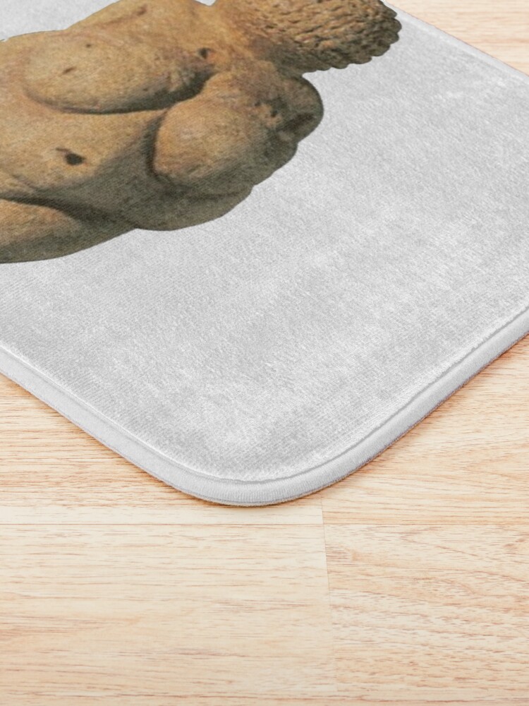 Alternate view of #Venus of #Willendorf #artifact sculpture art figurine statue humanbody #VenusofWillendorf Bath Mat