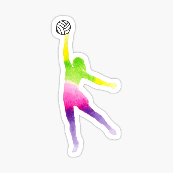 Netball Goals Sticker