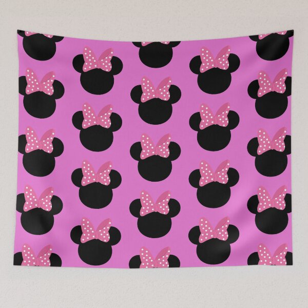 Item preview, MOUSE SILHOUETTE HEAD WITH PINK BOW designed and sold by PetsandBeyond.